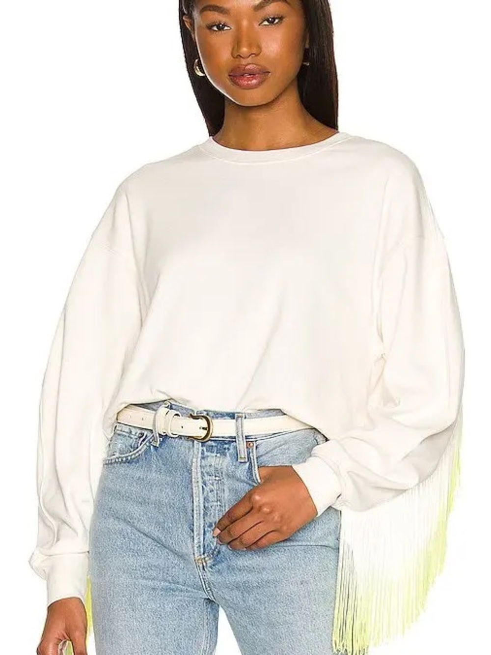 525 America Ombre Fringe Sweatshirt